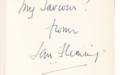 Ian Fleming | Thunderball. London: Jonathan Cape, 1961, first edition, INSCRIBED BY THE AUTHOR
