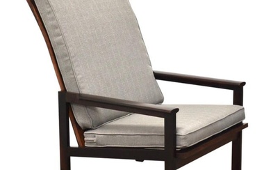 Illum Wikkelso Rosewood High Back Lounge Chair