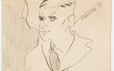 Jean Cocteau (1889 Maisons-Laffitte b. Paris - 1963 Milly-la-Forêt b. Paris) Portrait du danseur et...