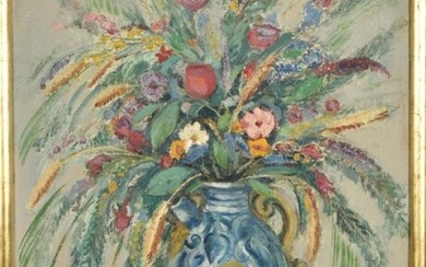 Jean Perret (1910-2003). Bouquet dans une... - Lot 66 - Conan Hôtel d’Ainay