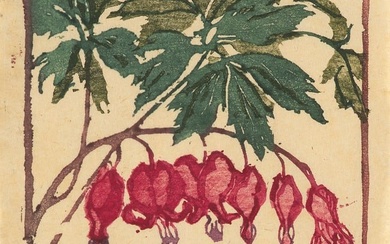 Jessen, Hedwig Sammlung von drei Original-Holzschnitten mit Darstellung von Fuchsia-Blumen. Um 1925.