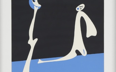 Joan Miró (1893-1983) Pochoir pour les Cahiers d’Art, 1934