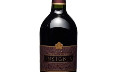 Joseph Phelps, Insignia 1991, Napa Valley Good appearance Levels base of neck or better In original carton Obtained on release and offered in original packaging. Stored in a purpose-built, temperature-controlled cellar since original purchase...