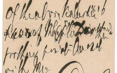 King George III. ALS signed "George R.," one page,...