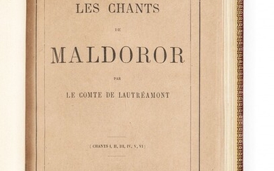 LAUTRÉAMONT (comte de) Les Chants de Maldoror (Chants I, II, III, IV, V, VI).