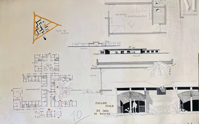 LE CORBUSIER (Charles-Édouard Jeanneret-Gris) ? Projet Architectural dans le Goût / in the Tatse of : Le Corbusier