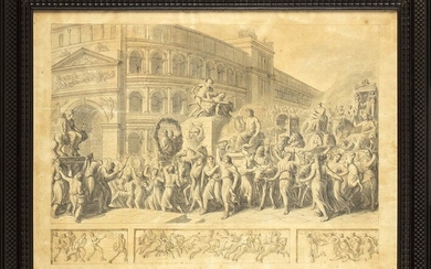 LUIGI ADEMOLLO (Milan, 1764 - Florence, 1849) Main frame: Emperor...