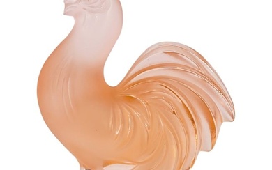 Lalique Crystal "Rooster" Figurine