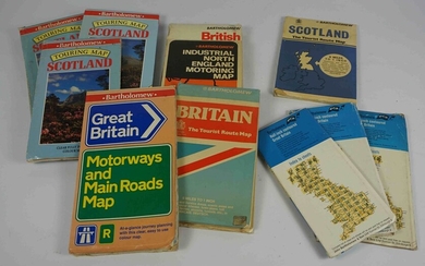 Large Quantity of Bartholomew Road Maps, Approximately 300 in total