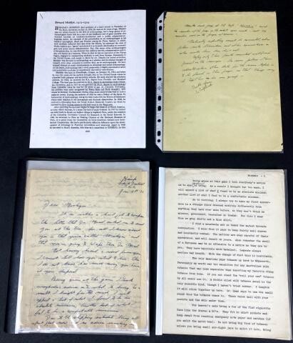 Letter-Document from Ledoux to Bernard Mishkin