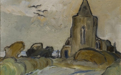 Lilian Colbourn, British 1897-1967 – Church, Lythe; oil on canvas, signed, 29 x 39 cm (ARR) Provenance: Berkeley Galleries, London (according to the label attached to the reverse of the frame) Note: with thanks to Messums Gallery for their...