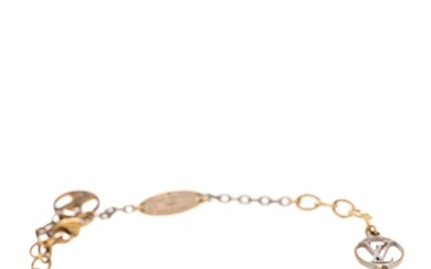 Louis Vuitton Logomania Bracelet Silver Gold