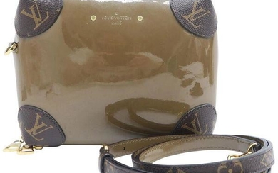 Louis Vuitton Vernis Brown Pochette Crossbody Bag