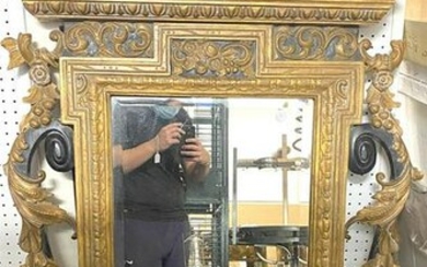 Louis XV Style Carved Gold Leaf Mirror