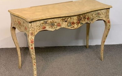 Louis XV Style Painted Dressing Table