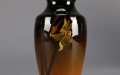 Louwelsa Weller Art Pottery Daffodil Vase