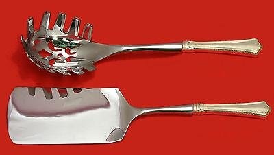 MADISON BY WALLACE STERLING SILVER ITALIAN PASTA SERVER SET 2PC HHWS CUSTOM MADE