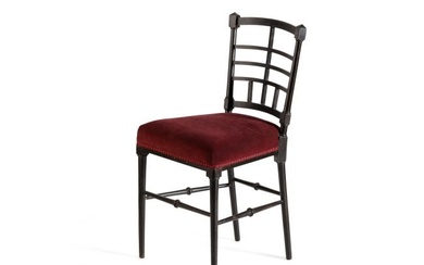 MANNER OF E. W. GODWIN AESTHETIC MOVEMENT SIDE CHAIR, CIRCA 1880
