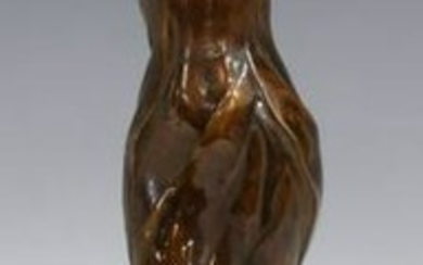 MARCEL DEBUT (D.1933) ART NOUVEAU TABLE LAMP