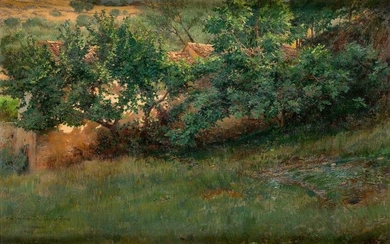 MARIANO BARBASÃN LAGUERUELA (1864 / 1924) "Landscape