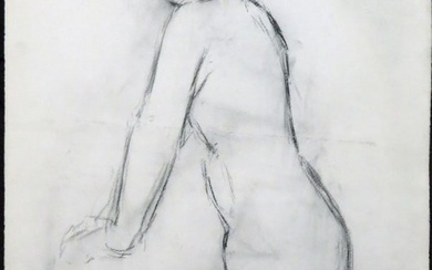MODERNIST DRAWING NUDE WOMAN