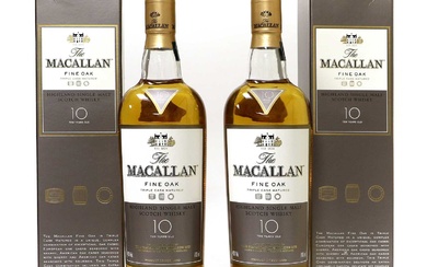 Macallan "Fine Oak" 10 Year Old Highland Single Malt Scotch Whisky, 40% vol 700ml, in original
