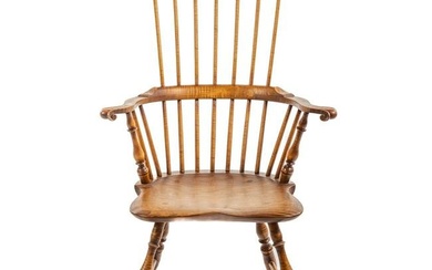 Mark Soukup Tiger Maple Windsor Chair