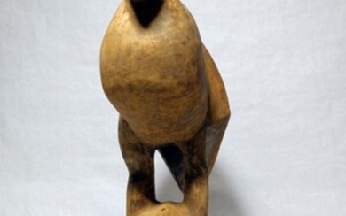 Masque Dogon (Mali) Important et rare masque Dogon dont le sommet est sculpté d'un oiseau....