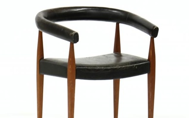 Mid-Century Barrel Back Arm Chair