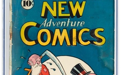 NEW ADVENTURE COMICS #12 * Jor-El Prototype * Super Dad Debut?
