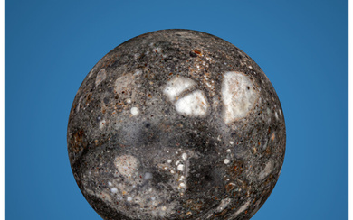 NWA 14041 Lunar Meteorite Sphere Lunar (fragmental breccia) Mali...