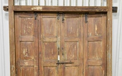 New Item, Large Door with Arched Iron Top