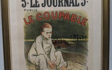 Original L'affiche PL 134 Le Coupable de Francois Coppe
