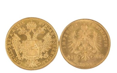 Österreich/GOLD - Kleines Gold-Konvolut aus