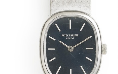 Patek Philippe: A wristwatch of 18k white gold. Model Ellipse,...