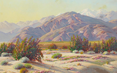 Paul Grimm (1891-1974) Desert Floor 16 x 20 in. framed...