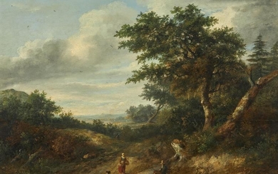 Philip Reinagle (British 1749-1833), Wooded Landscape
