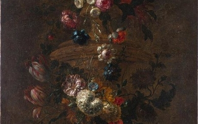 Pieter III Casteels (1684-1749) "Nature morte au vase"