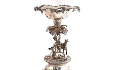 Property of a lady - an early Victorian silver centrepiece, ...