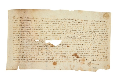 Provençal manuscript charter of Huc Viel, document on parchment [Provence, dated 1294]