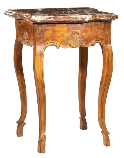 Provincial Louis XV Fruitwood Side Table