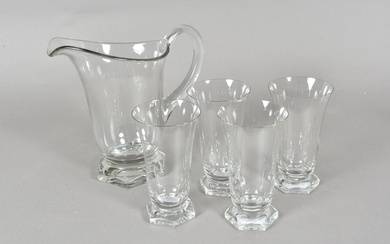 Quatre verres et carafe en cristal - Lot 366 - De Baecque et Associés
