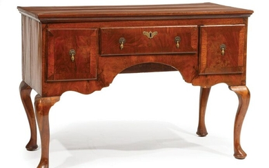 Queen Anne-Style Walnut Dressing Table