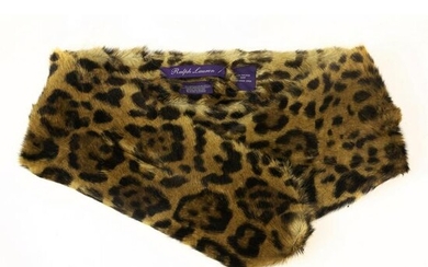Ralph Lauren Purple Label Fur Shawl