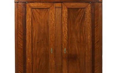 Rare Louisiana Armoire in the Federal Manner