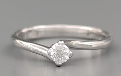 ReCarlo - 18 kt.White gold - Ring - 0.15 ct Diamond