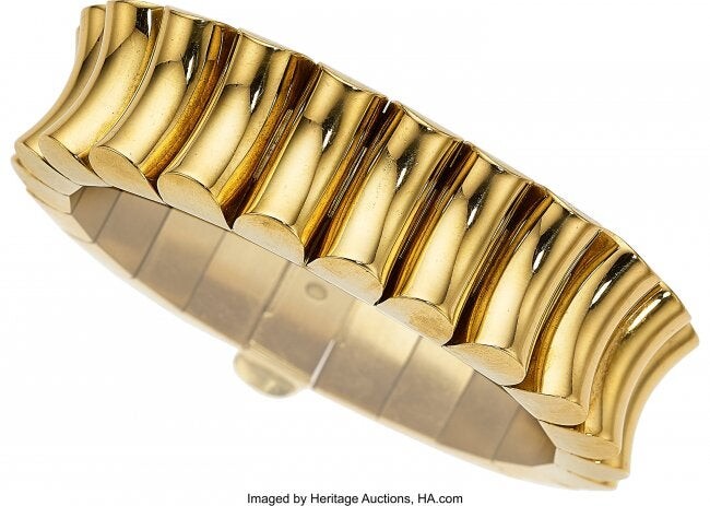 Retro Gold Bracelet Metal: 18k gold Gross Weig