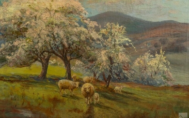 Robert Hamilton (1877-1954) Landscape Oil Painting