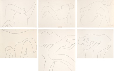 Roger Hilton, Six works: (i-xi) Untitled