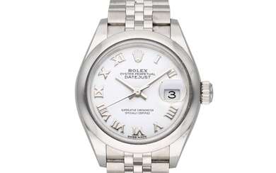 Rolex Reference 279160 Datejust | A stainless steel automatic wristwatch with date and bracelet, Circa 2019